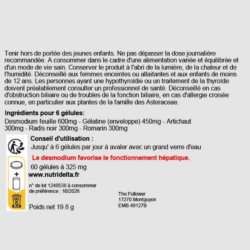 Draineur hépatique – 1 mois